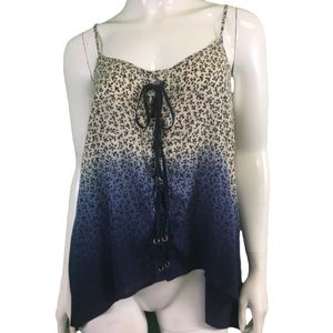 NWT Blu Pepper Blue Ombre Print Tank Top